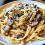 Brown Butter Mushroom Pasta