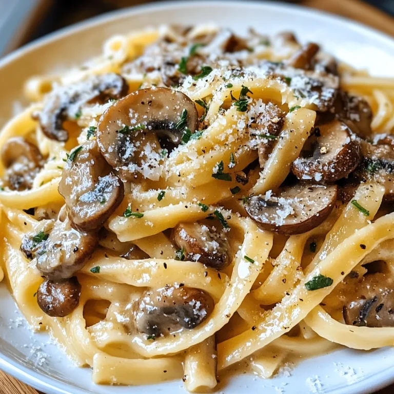 Brown Butter Mushroom Pasta