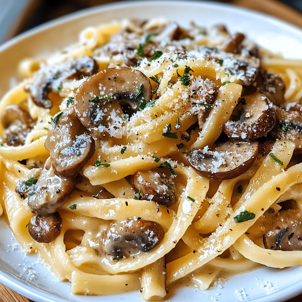 Brown Butter Mushroom Pasta