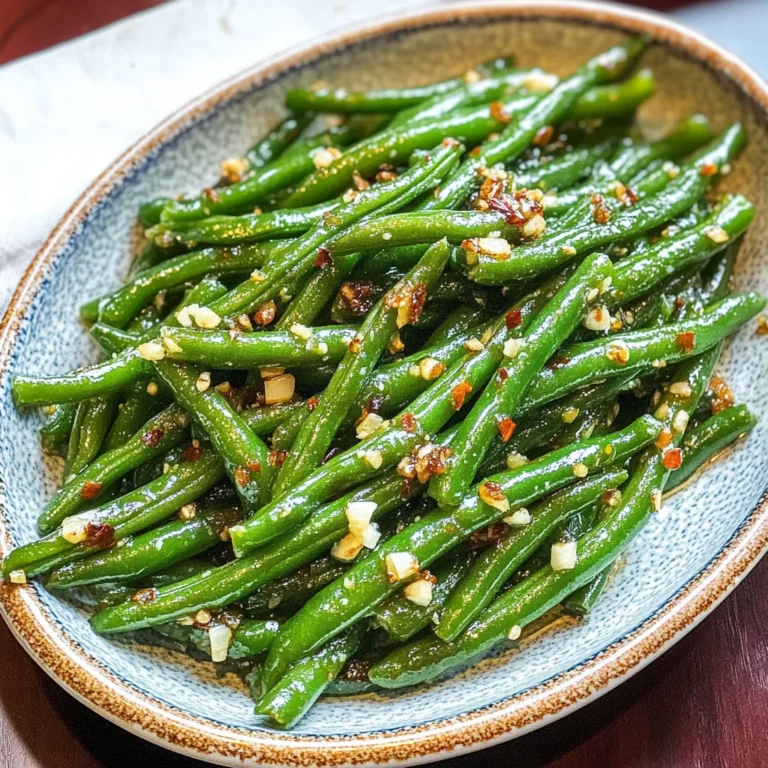 Chinese Green Beans With Garlic Sauce