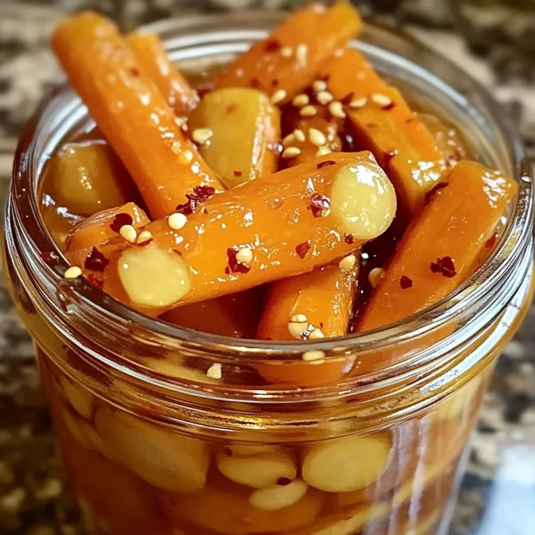Hot Honey Pickled Carrots: A Sweet and Spicy Delight!