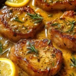 Rosemary Garlic Butter Pork Chops