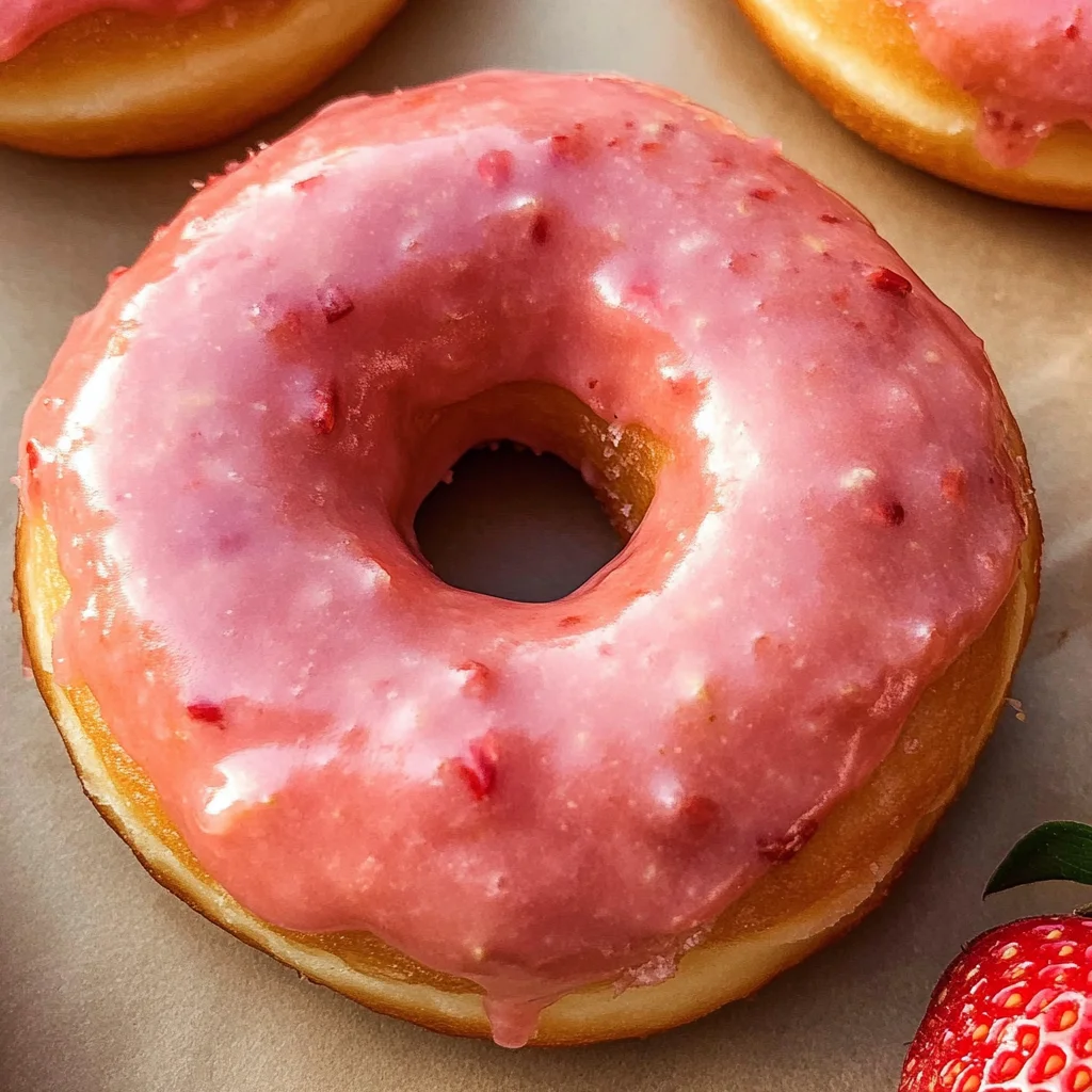Strawberry Donuts