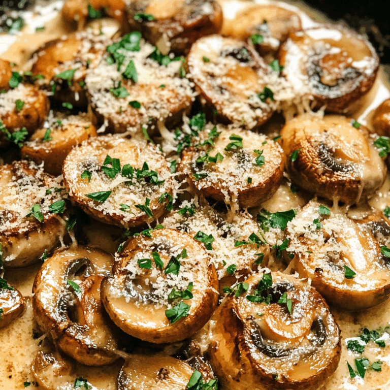 Garlic Parmesan Mushrooms