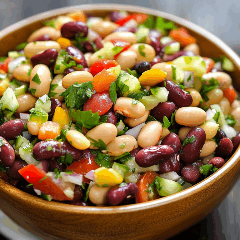 Rainbow Bean Salad: A Vibrant & Healthy Recipe