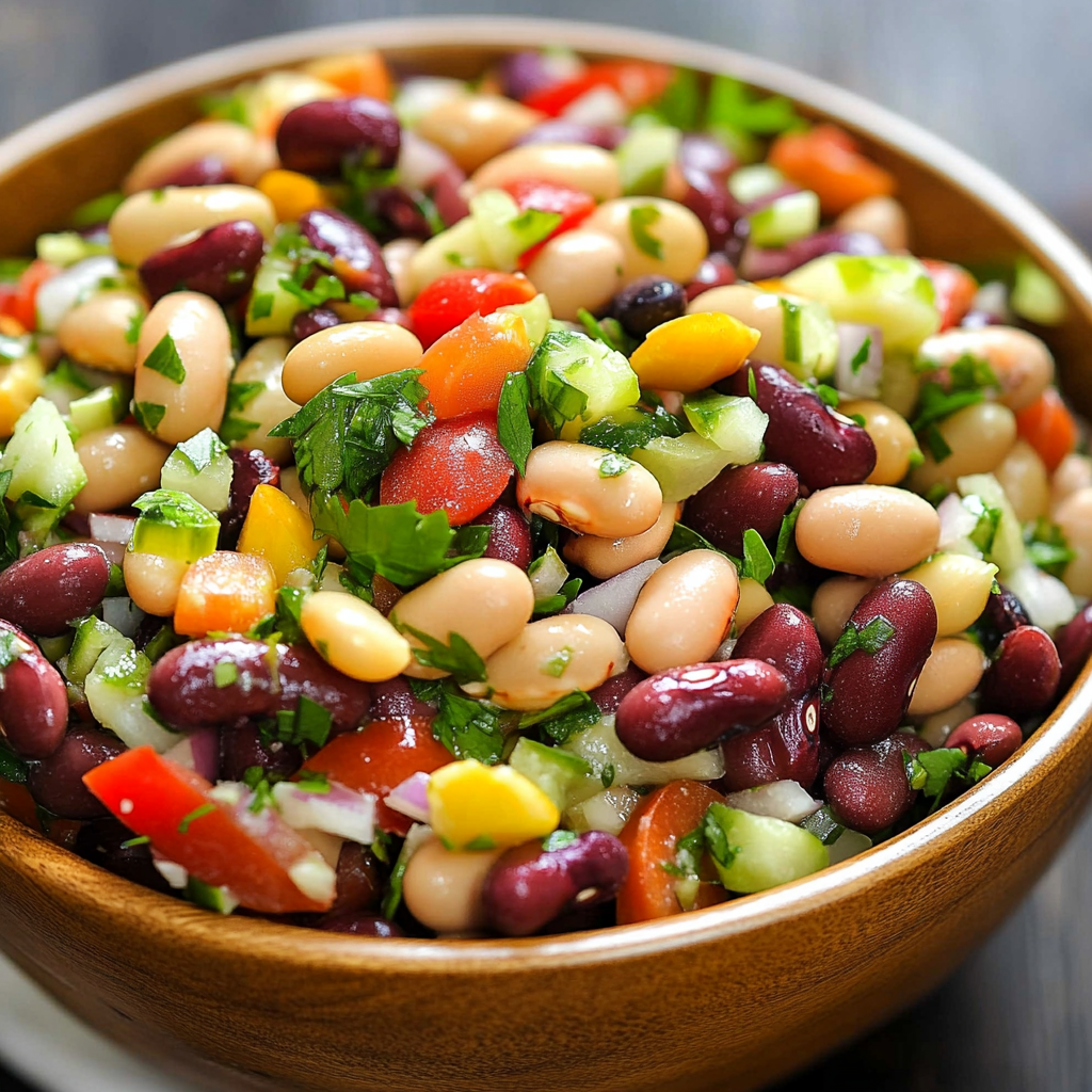 Rainbow Bean Salad: A Vibrant & Healthy Recipe