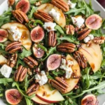 Apple Arugula Salad With Maple Pecans