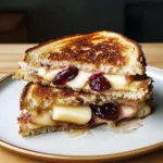 Apple and Cranberry Grilled Cheese