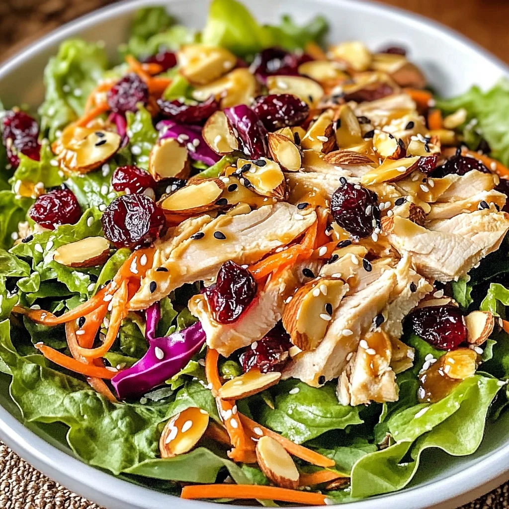Asian Chicken Cranberry Salad