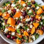 Autumn Harvest Grain Salad with Cranberries