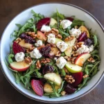 Beet and Goat Cheese Arugula Salad