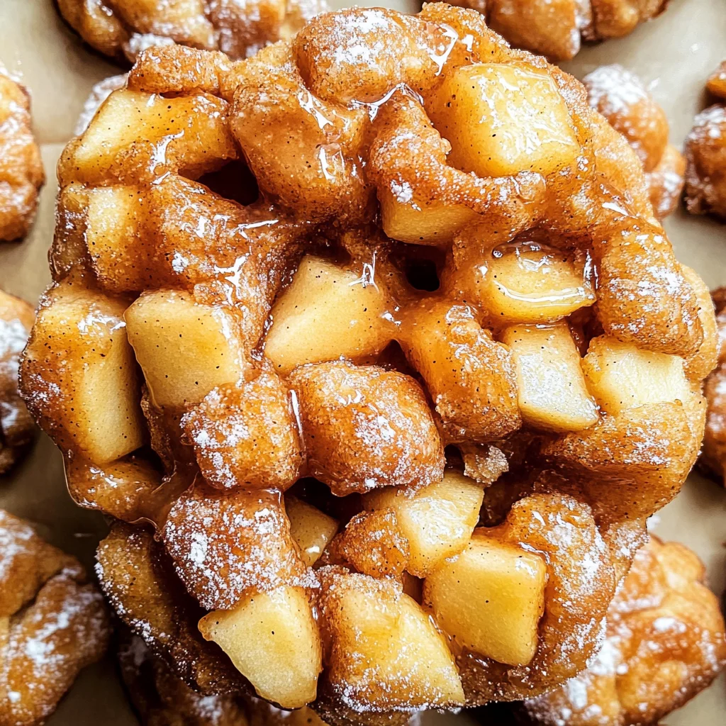 Boozy Bourbon Apple Fritters