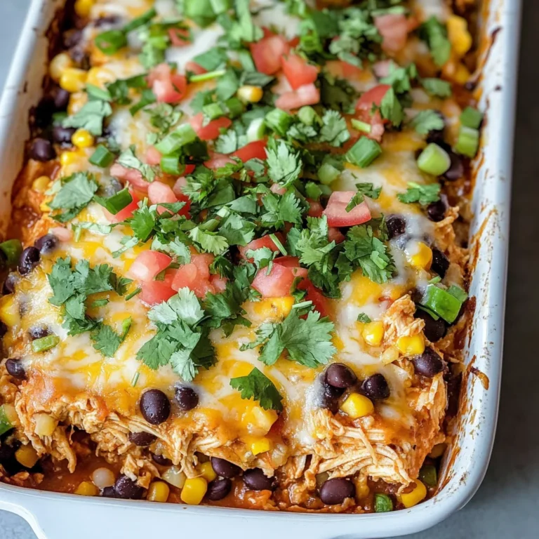 Chicken Burrito Casserole