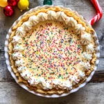 Christmas Sugar Cream Pie