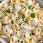 Crockpot Chicken Alfredo Tortellini: A Creamy Delight You’ll Love!