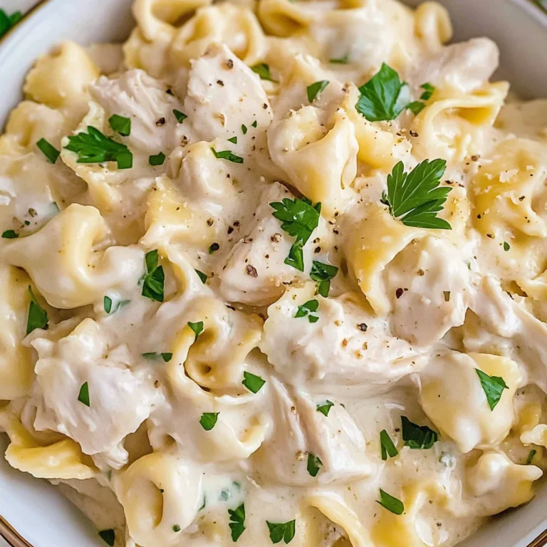 Crockpot Chicken Alfredo Tortellini: A Creamy Delight You’ll Love!