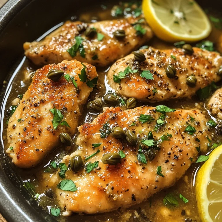 Crockpot Chicken Piccata