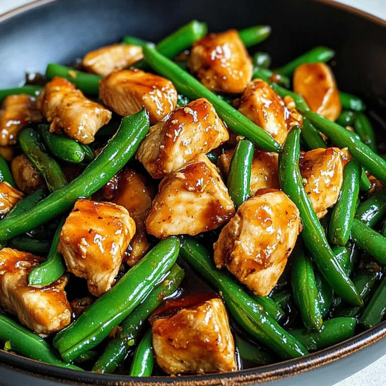 Easy Chicken Breast and Green Beans