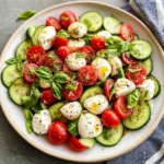 Easy Cucumber Mozzarella Salad