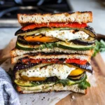 Grilled Veggie & Mozzarella Sandwiches