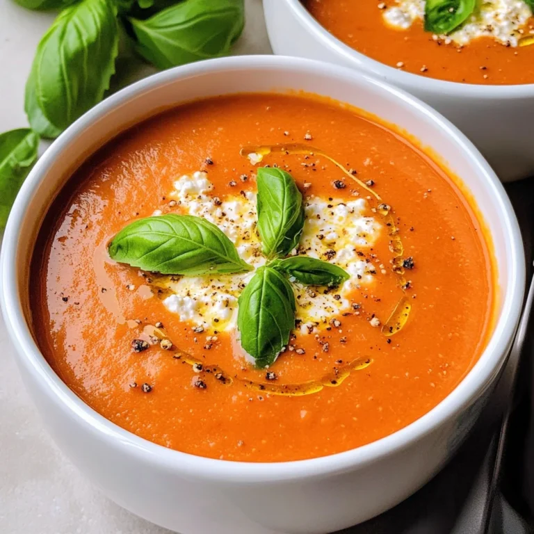 High Protein Tomato Soup