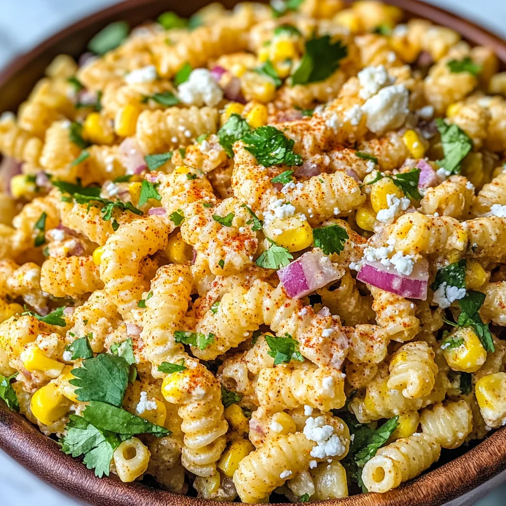 Mexican Street Corn Pasta Salad Recipe | Easy & Flavorful