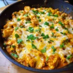 One Pot Low Carb Chicken Enchilada Skillet