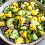 Pineapple Cucumber Salad