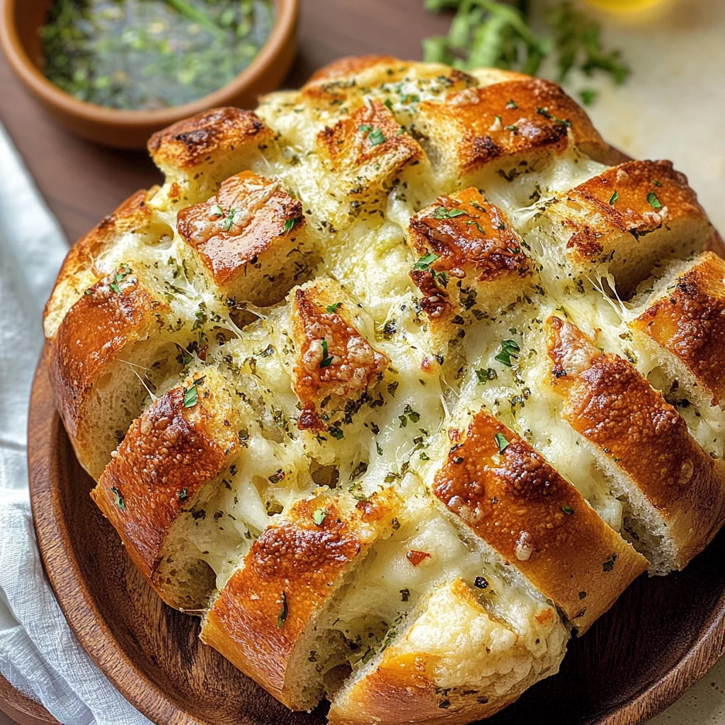 Pull Apart Garlic Bread Recipe