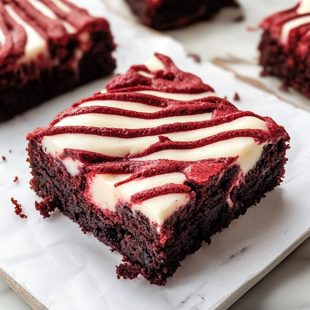 Red Velvet Brownies