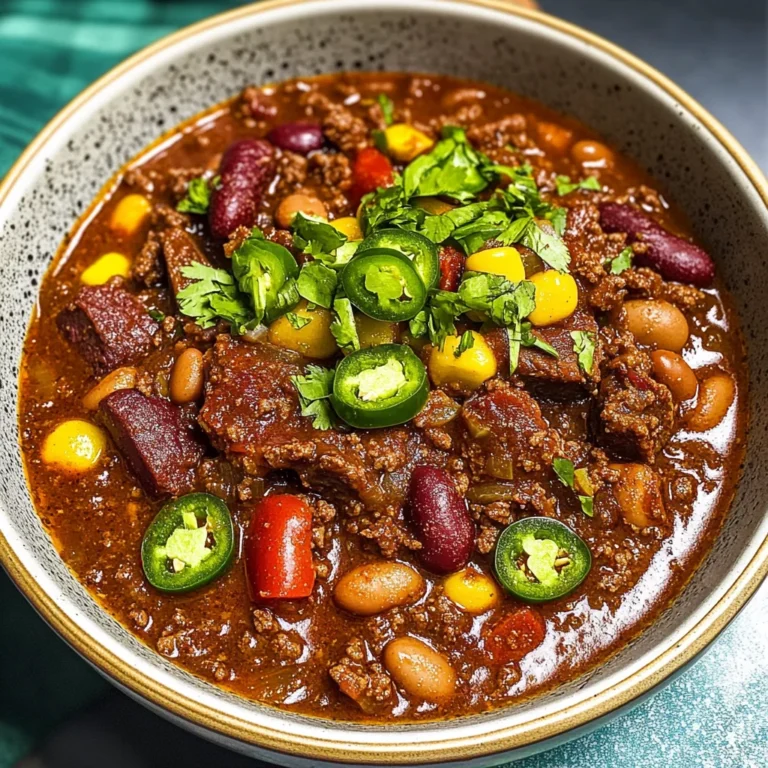 Short Rib and Chorizo Chili Recipe