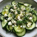 Smashed Cucumber Salad - With Feta and Dill