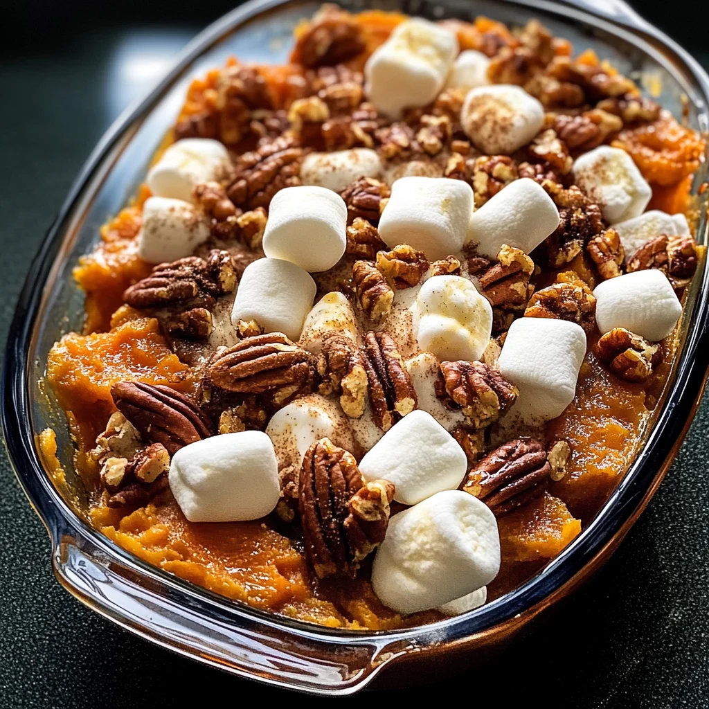 Southern Maple Sweet Potato Casserole