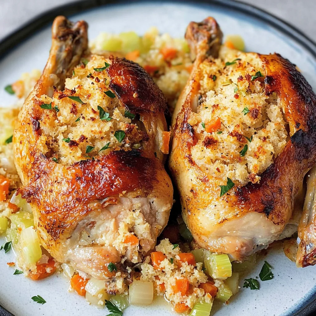 Stuffed Cornish Game Hens