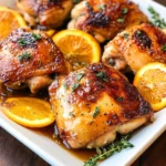 Sweet and Savory Roasted Orange Chicken