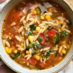 Vegetable Orzo Soup