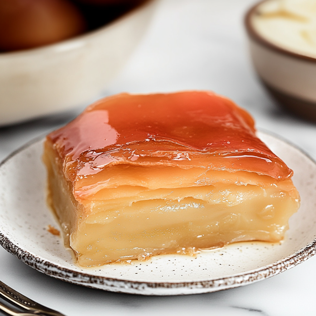 Apple Mille Feuille with Vanilla Custard (gluten-free)