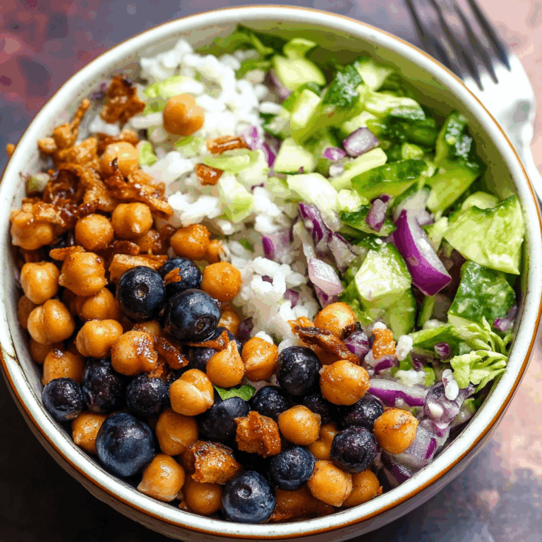 Chickpea Blueberry Salad