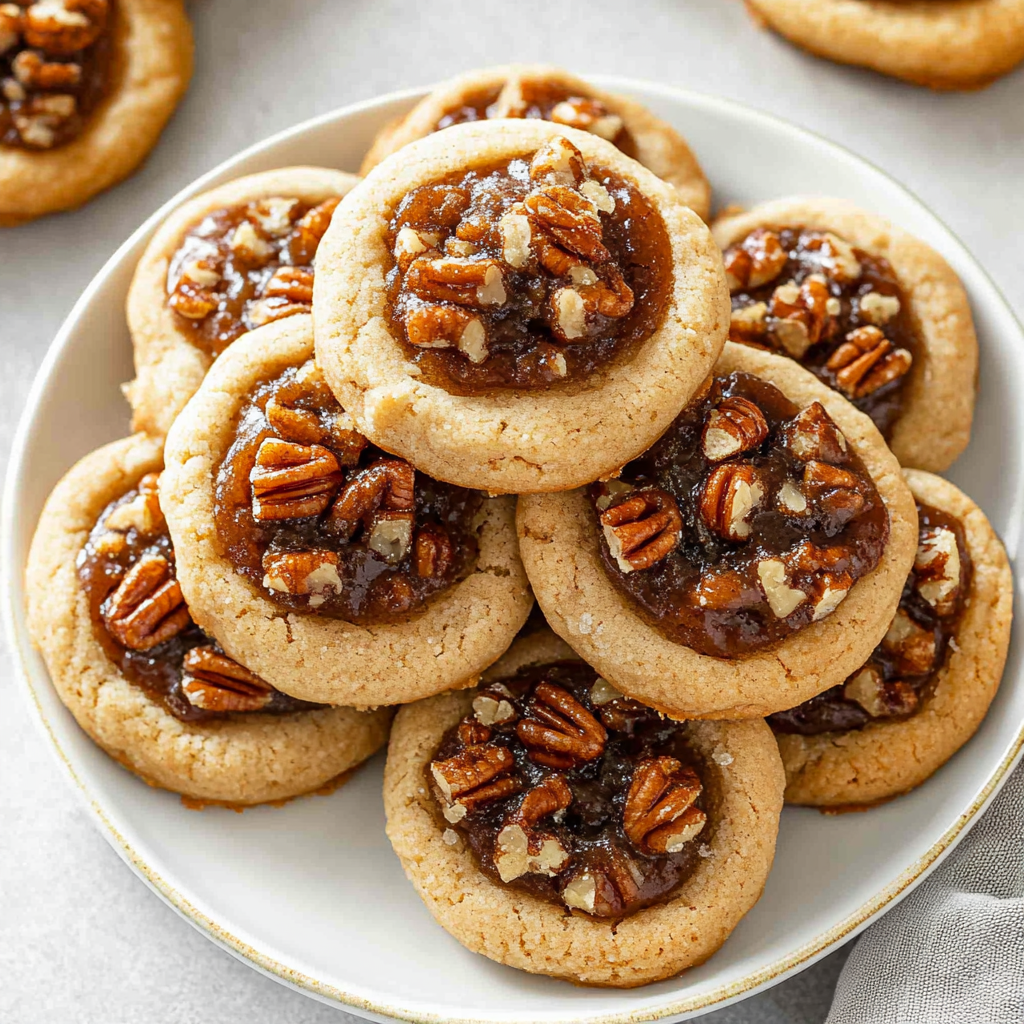 Crumbl pecan pie cookies