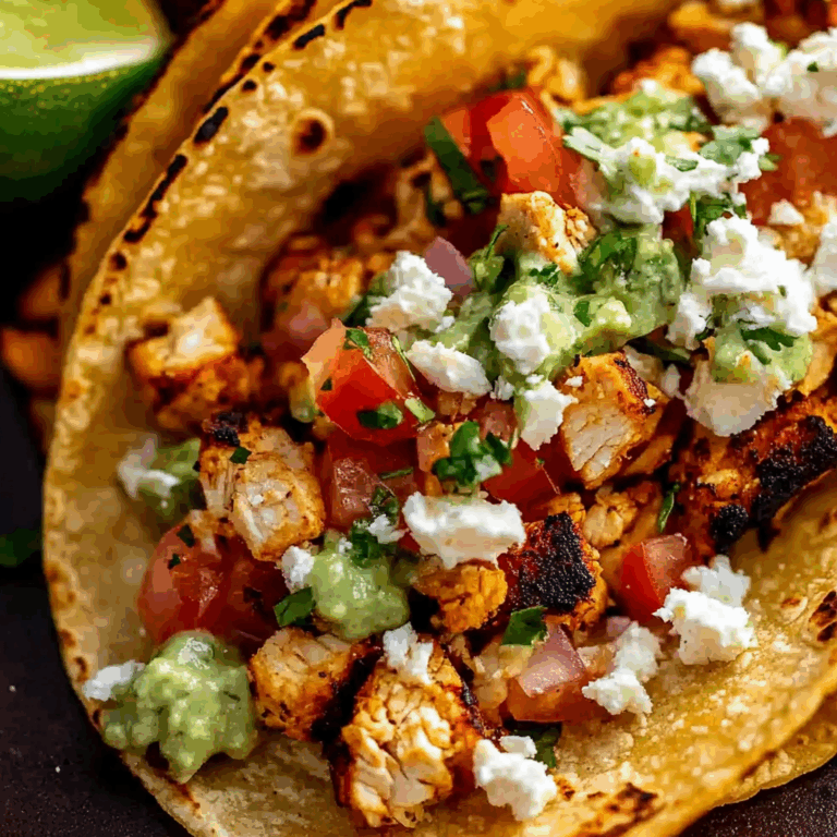 Easy Chicken Street Tacos Recipe