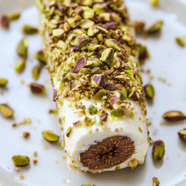 Honey Fig Pistachio Goat Cheese Appetizer