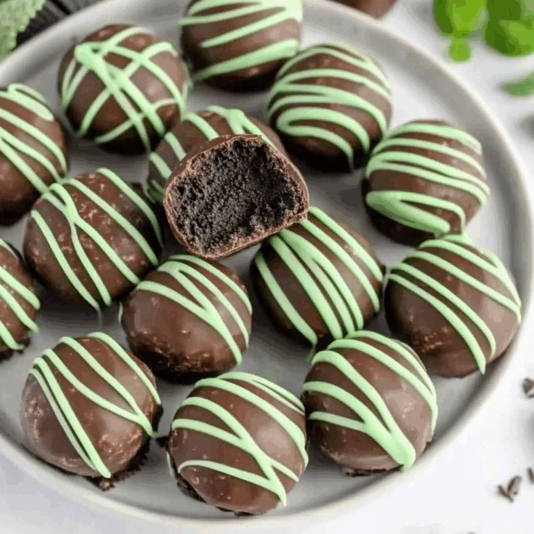 Mint Oreo Truffles