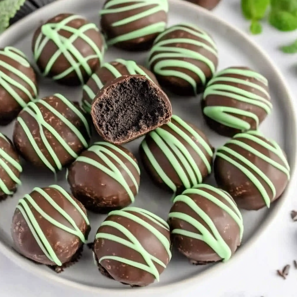 Mint Oreo Truffles