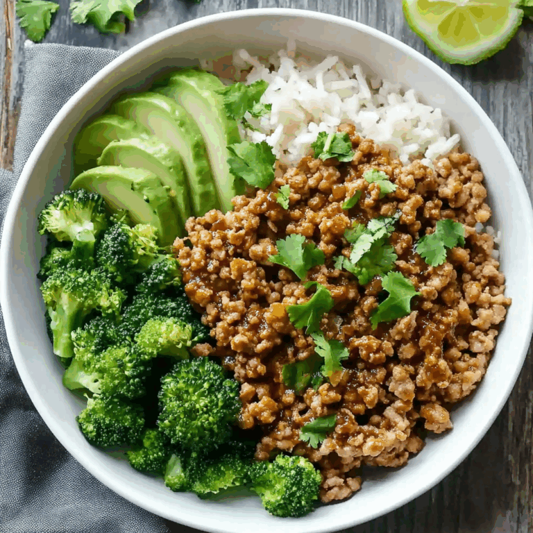 Sweet and Spicy Ground Turkey & Broccoli Bowls: An Incredible, Flavorful 7-Ingredient Weeknight Meal