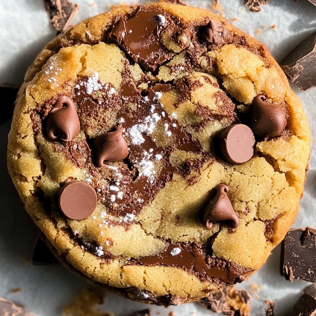 Ultra Thick Bakery Style Chocolate Chip Cookies – Crispy Edges, Gooey Centers, and Loaded with Chocolate!