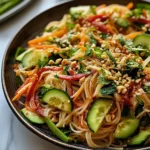 Asian Noodle Salad with Ginger-Lime Dressing