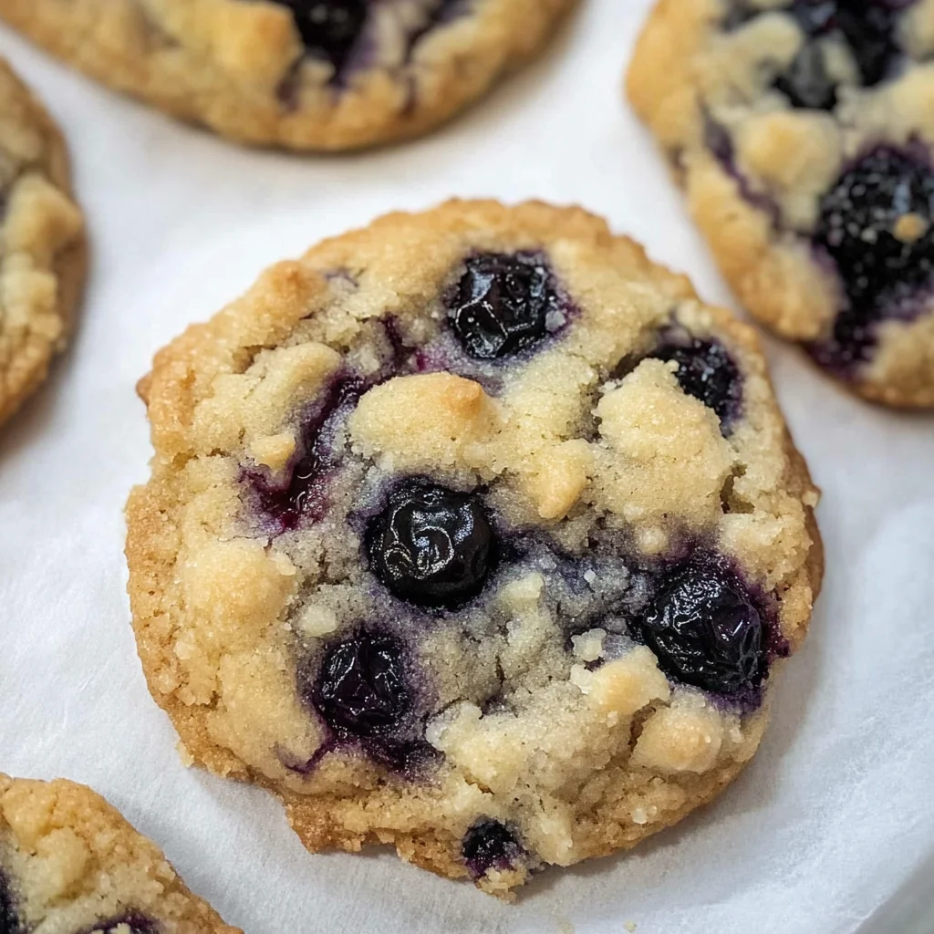 Blueberry muffin cookies -Crumbl copycat
