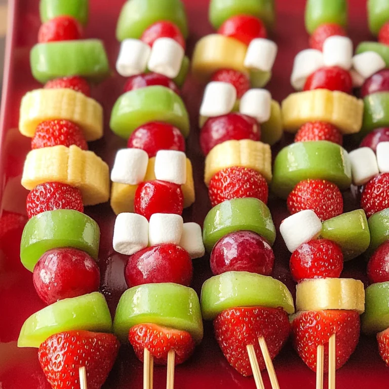 Christmas Fruit Kabobs Recipe