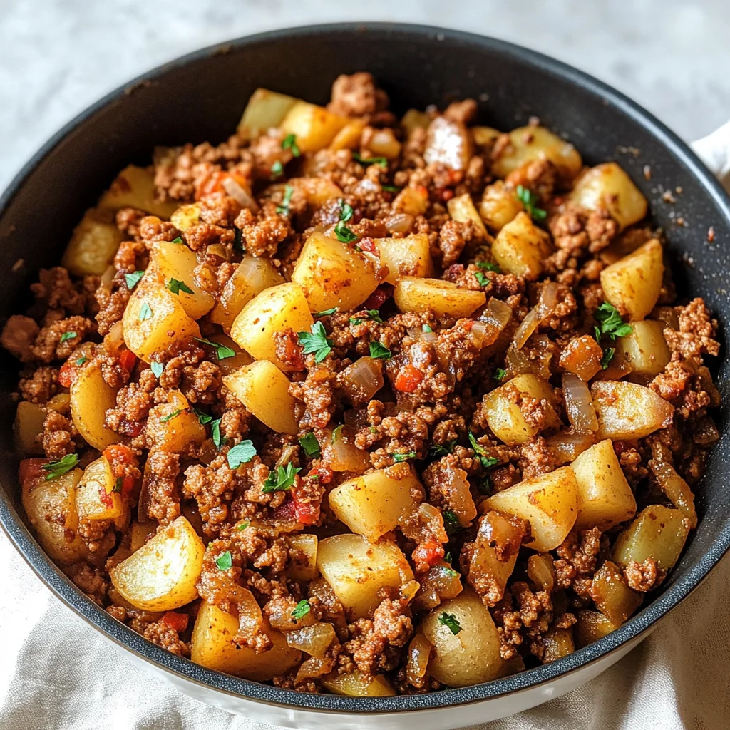 Create a Delicious Ground Turkey with Potatoes in Just 5 Steps!