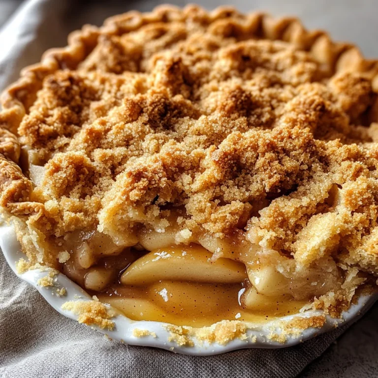 Dutch Apple Pie (with a Buttery Crumb Topping)